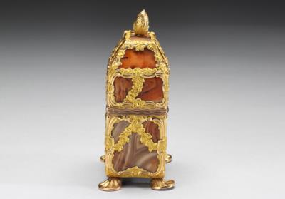 图片[3]-Gilt bronze personal accessory case with inlay of agate. Europe, 18th century.-China Archive